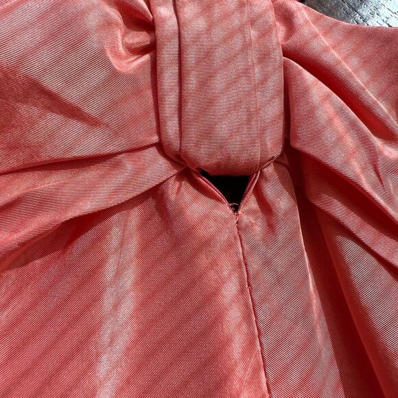 J Crew Silk Taffeta Dress Halter Semi Formal Dance Party Soft Size 2 Pockets - Picture 7 of 7